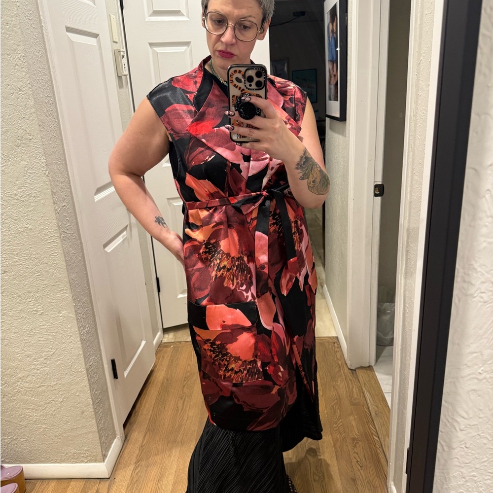 ByVinnik Pink Floral “Brava Duster”